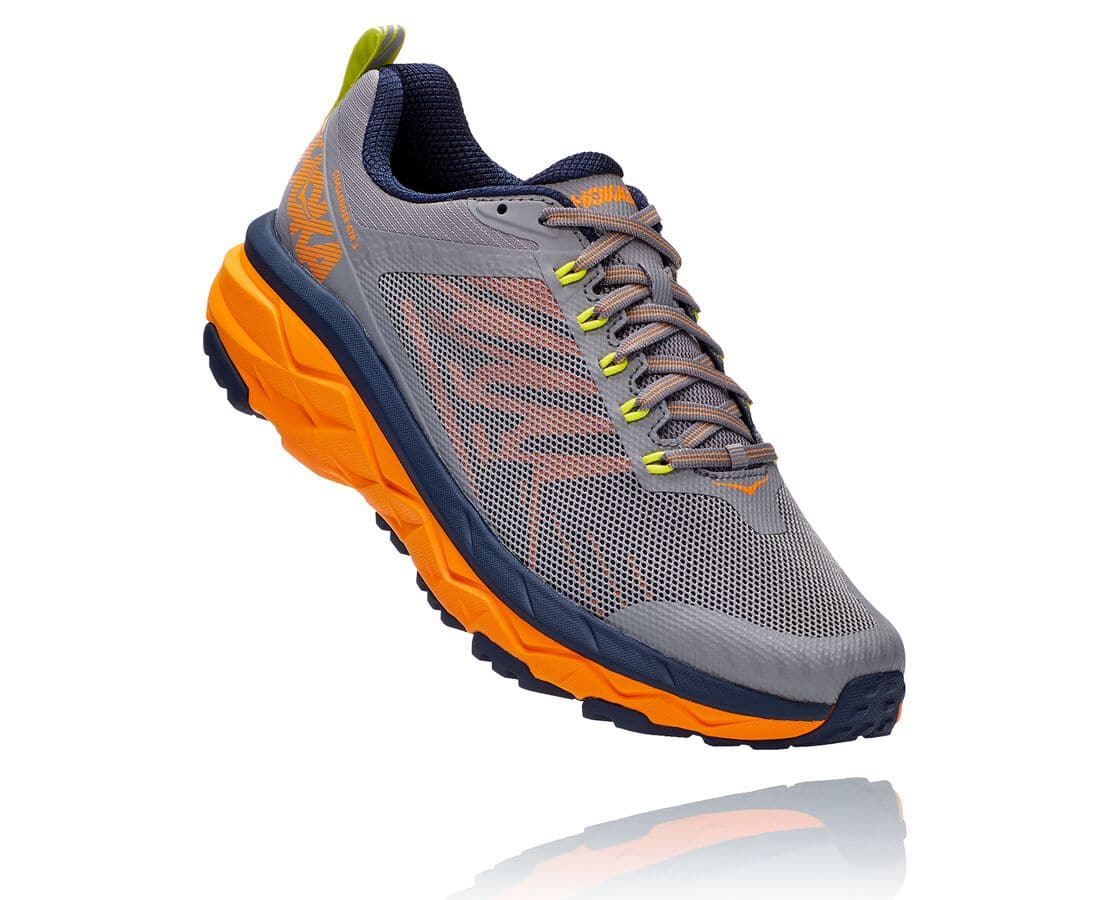 Hoka One One Challenger Atr 5 Philippines - Mens Trail Running Shoes - Grey / Light Gold | MC8372651